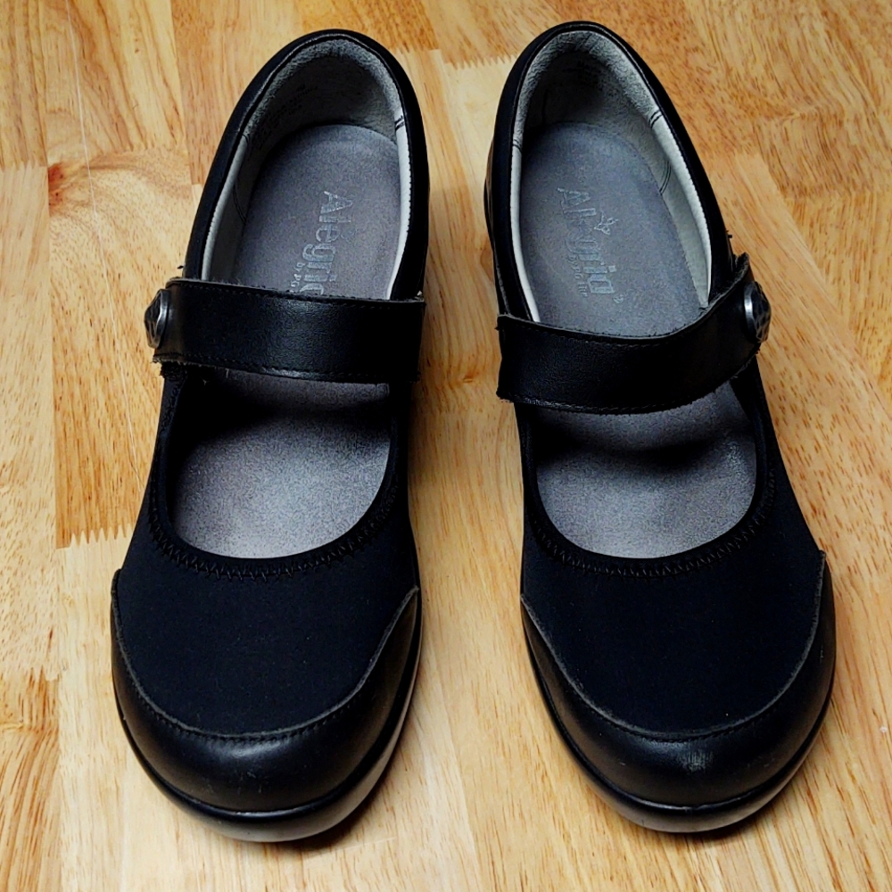 Alegria Mary Janes, Black, 40